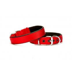 Doggie Softlu Köpek Boyun Tasması 1,5 cm x 30 cm Kırmızı