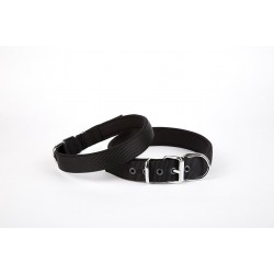 Doggie Comfort Dokuma Köpek Boyun Tasması 45-52 cm Siyah