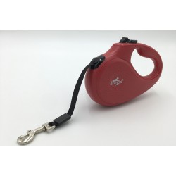 Doggie Master Seri Otomatik Makaralı Köpek Gezdirme 25 kg / 5 M Kırmızı