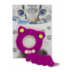 Markapet Jooys Zilli Kedi Örgü İpi 15 cm Pembe
