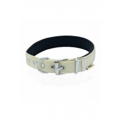 Doggie Softlu Köpek Boyun Tasması 3 cm 42 cm-50 cm Haki