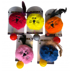 Sesli Catnipli Peluş Kedi Köpek Oyuncağı Çeşitli Renklerde 15 cm