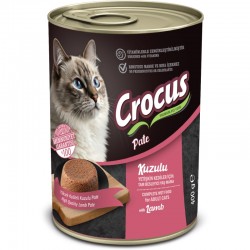 Crocus Yetişkin Kedi Kuzu Etli Pate Yaş Mama 400G