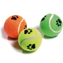 KP Köpek Oyuncak Tenis Topu Sert 3’lü 6 cm – Dayanıklı Köpek Topu