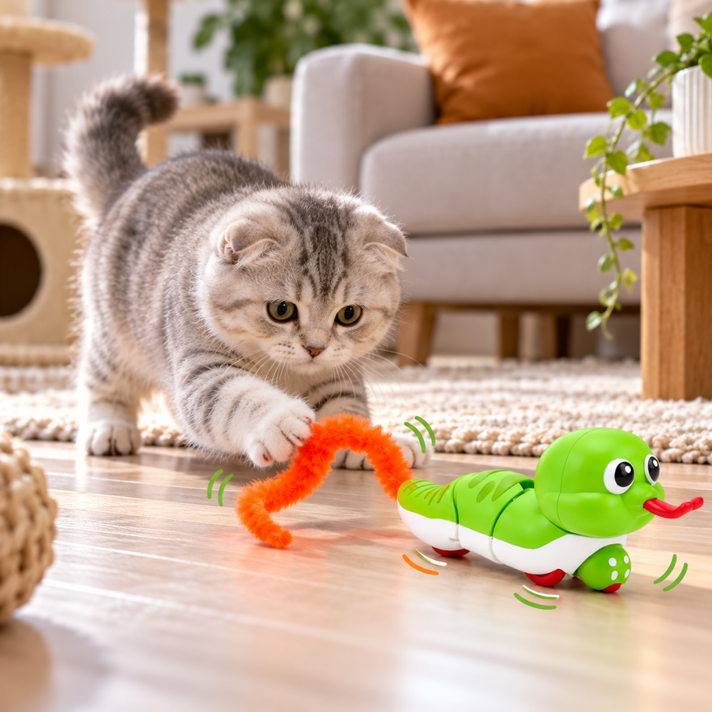 Kurmalı Hareketli Tekerlekli Komik Yılan Karışık Renkli 13 cm -30 cm