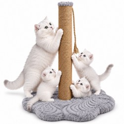 Papatya Tabanlı Doğal Jut İpli Kedi Tırmalama Tahtası Karışık Desen Ve Renklerde 37-40 cm